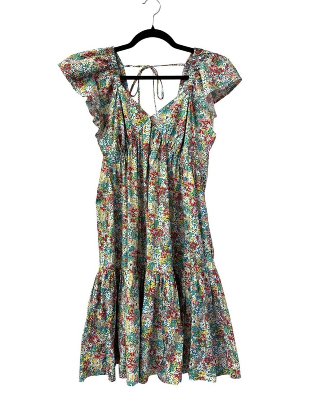 NORDSTROM Women Floral Dress with Pockets SMALL - Picture 2 of 5